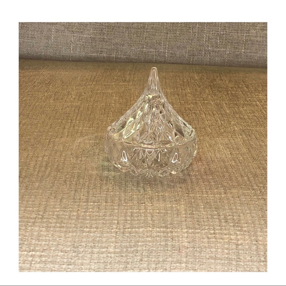 Shannon Crystal Hershey Kisses Glass Candy Dish
